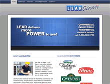 Tablet Screenshot of learelectric.net